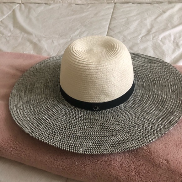Calvin Klein Accessories - Calvin Klein Wide Brimmed Luxe Sun Hat
